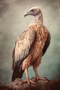 Der Gänsegeier ist ein Vogel der alten Welt.