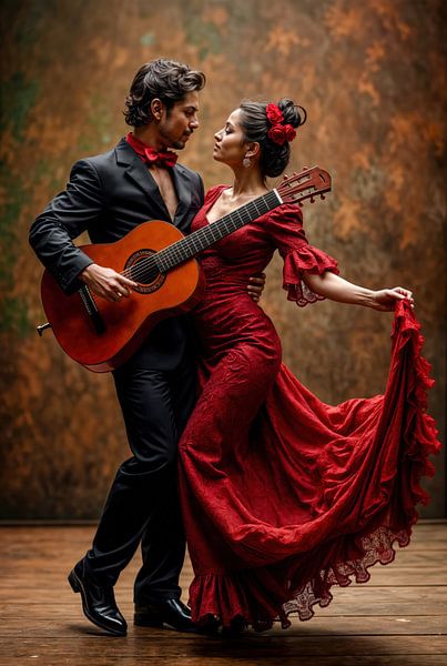 Melody of passion by Klaus Tesching - Art-AI