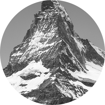 Hörnligraat Matterhorn zwartwit van Menno Boermans