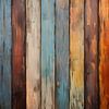 Bunte Holzbretter V4 von drdigitaldesign