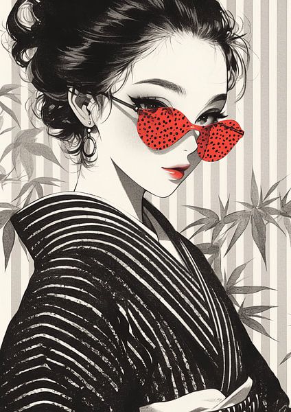 Echos von Kyoto-Nächten von crack head