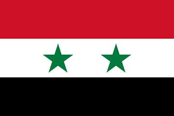 Drapeau Syrie sur de-nue-pic