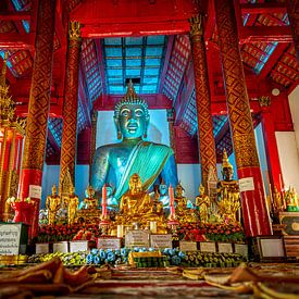 Boeddhistische tempel in Thailand van Jack Donker