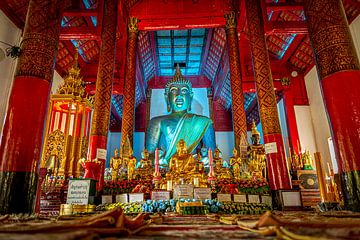 Boeddhistische tempel in Thailand van Jack Donker