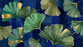 Japanse ginkgobladeren in ‘Blue Serenity’ van Siti Zuliana