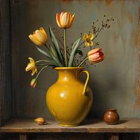 Stilleben mit Blumen