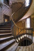 Escalier d'une ancienne ferme