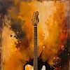 Elektrische Gitarre Abstrakte Kunst von MIROKKU