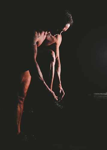 Athlète sur le côté