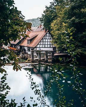 Blautopf, Blaubeuren, Duitsland van Marion Stoffels