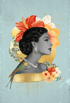 Tropical Serenity by collage is in the air