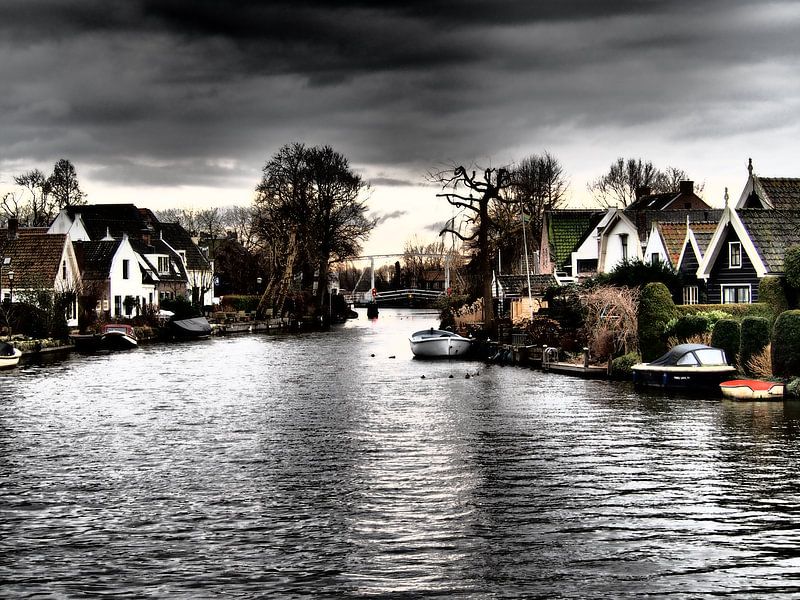 Wasser im Polder von Gaby  van der Peijl