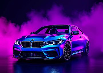BMW M4 Klassiek Neon van MIROKKU