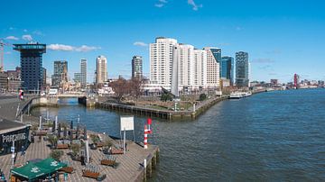 Panorama van de Haven in Rotterdam van Jolanda Aalbers