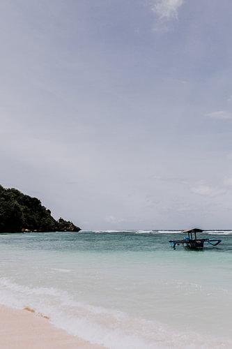 Blick auf den Strand, Uluwatu