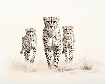 Malerei Gepard von ARTEO Gemälde