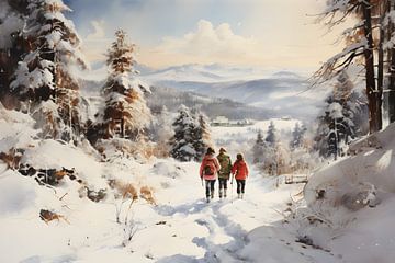 Winter landscape by Heike Hultsch