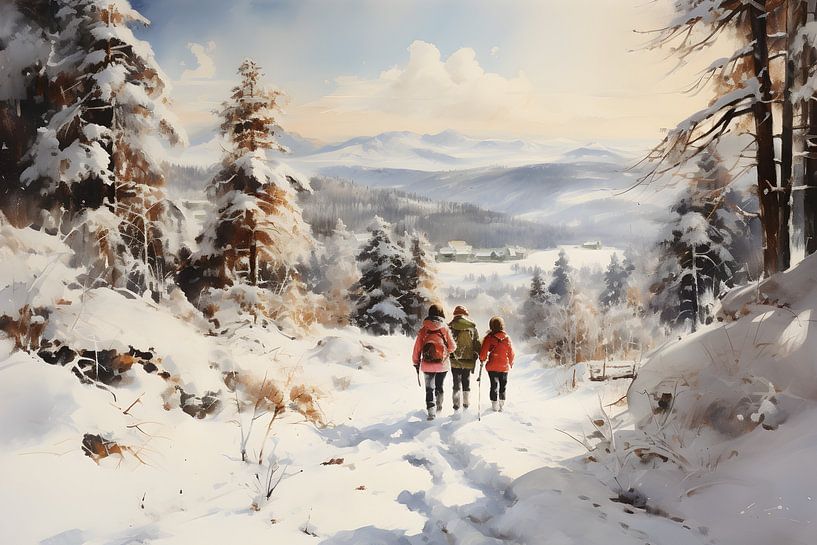 Winterlandschap van Heike Hultsch
