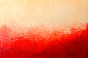 Red colour gradient abstraction by Poster Art Shop
