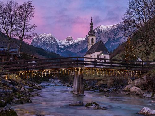 St. Sebastian bij zonsopgang van Denis Feiner