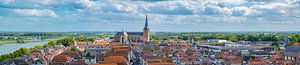 Blick über die Stadt Kampen von oben
