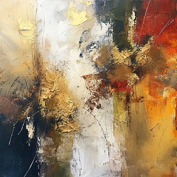 Abstract Gold | Gold Texture by ARTEO Paintings