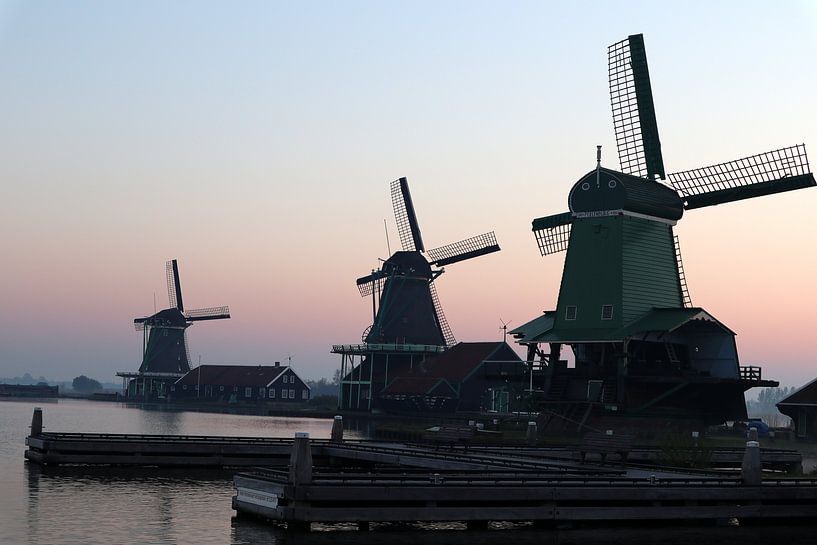 Mühlen Zaanse-Rampe von Jan Albada