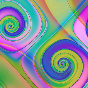 Spirale. Caramel. Popart. Sample 445