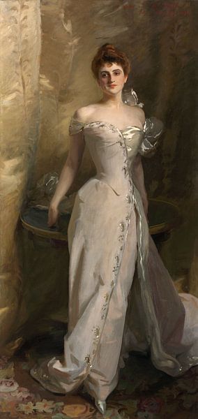 Porträt von Lisa Colt Curtis, John Singer Sargent von Meisterhafte Meister