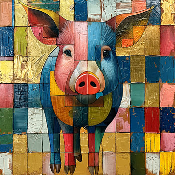 Schwein | Schwein Bunt