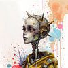 Spiked Visionary – Le cyborg peint de la nouvelle ère sur Digital Picture Art