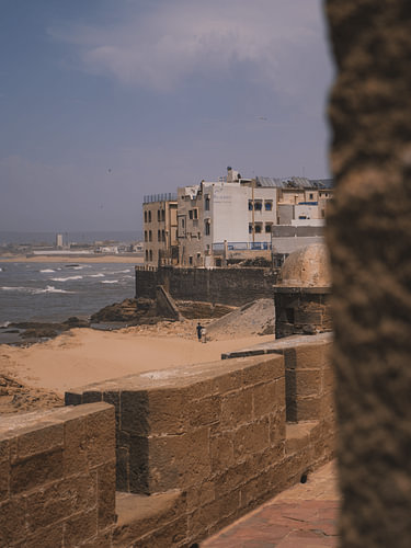 Blick auf Essaouira von der Stadtmauer aus