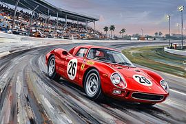 Léon Dernier und Jacky Ickx - Daytona 1966