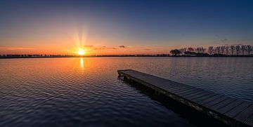 Steiger bij zonsopkomst in Dirkshorn 3 van peterheinspictures