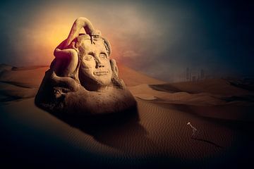 Monument de sable sur Nicole Holz