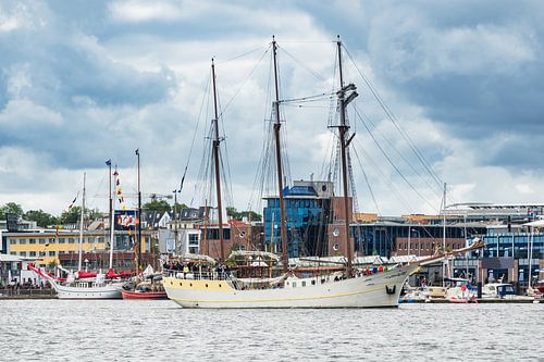 Segelschiffe auf der Hansesail in Rostock