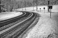 Gladde weg in de winter van Frank Heinz thumbnail