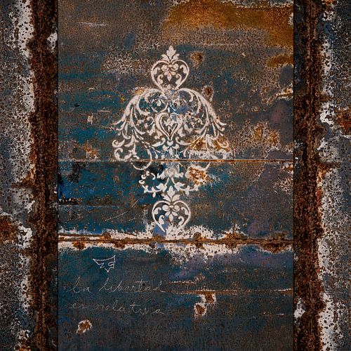 Graffiti. 2. Industrieel. Blauw.