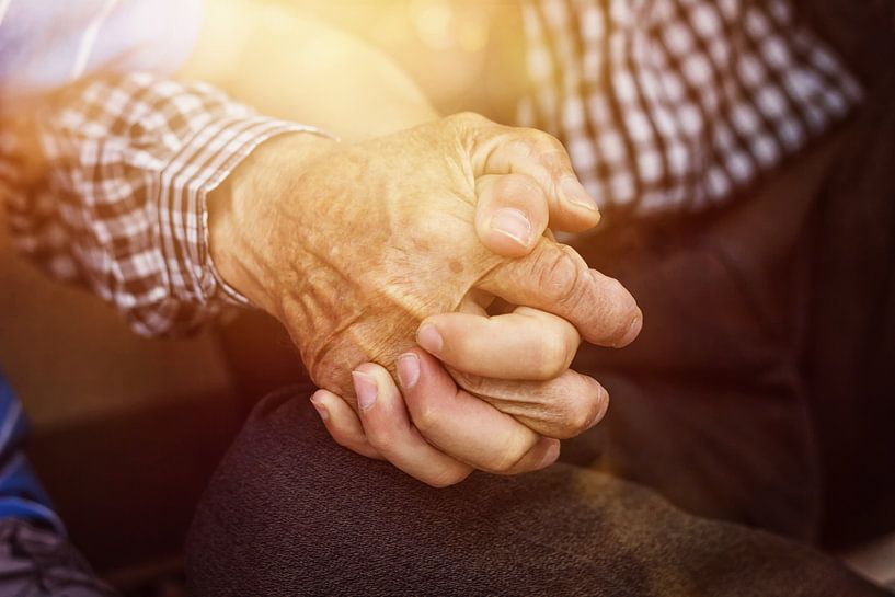 Alt und Jung, Hand in Hand von Besa Art