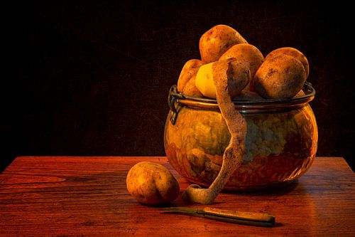 Une nature morte : Pommes de terre