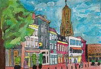 Arnhem Inner City Netherlands Urban Sketch