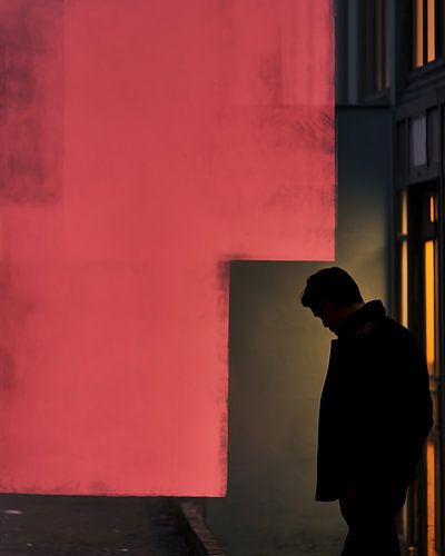 Straßenleben in Neon