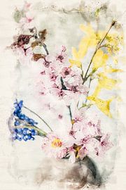 Danse des fleurs dans la lumière du matin