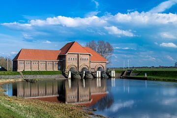 Niederländisches Wasserpumpwerk Vollenhove von Marcel Runhart