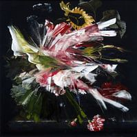 Stilleven met zonnebloem