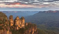 Three Sisters, Blue Mountains Australie van Chris van Kan thumbnail