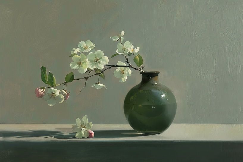 Vase Blüte von Kunst Laune