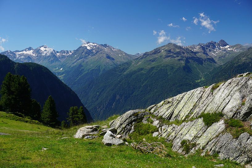 Paysage de montagne à Hochötz / Hochoetz, Tyrol (Autriche) par Kelly Alblas