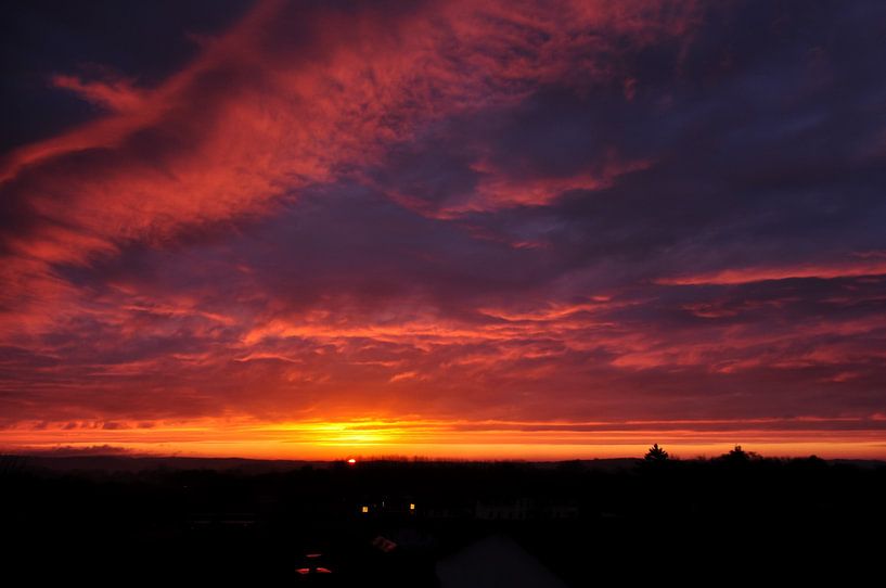 Sonnenaufgang über der Granitz von GH Foto & Artdesign