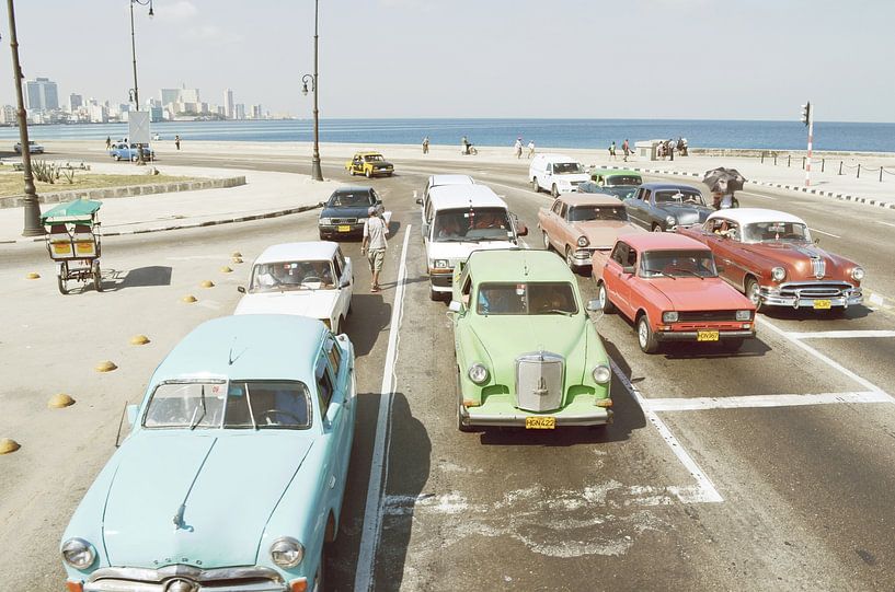 Classic cars in Havana, Cuba - Vintage Photography by Carolina Reina Photography